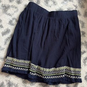 Navy Loft Skirt